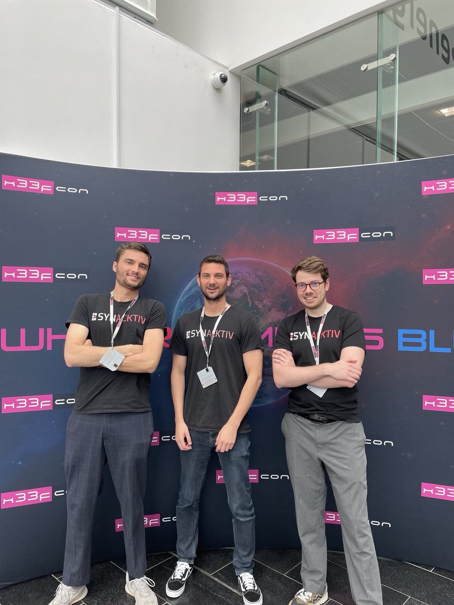 Some of our ninjas are currently at #x33fcon! Come say hi 👋