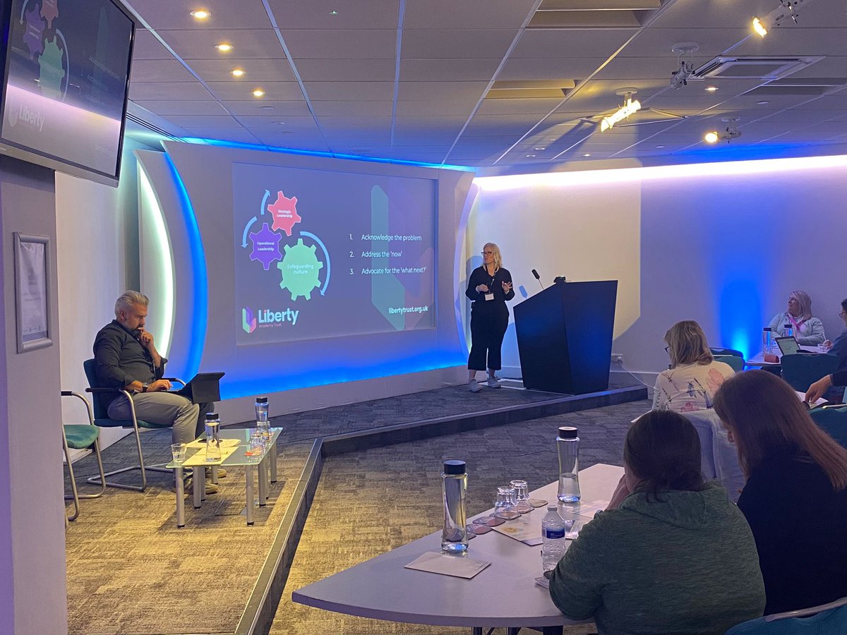 OptimusEd's tweet photo. Create a recognised career pathway for safeguarding professionals in your setting. 

Nicola Law, Director of Safeguarding, Liberty Academy Trust. 

#oeSafeguarding https://t.co/Ks0BRcfvAF