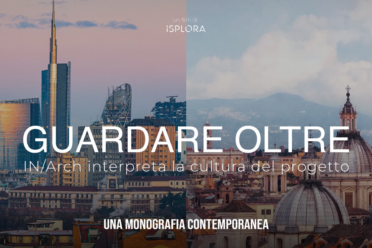 IN/Arch presenta il docufilm “GUARDARE OLTRE. IN/Arch interpreta la cultura del progetto”. A più di 60 anni dalla sua fondazione, l’Istituto Nazionale di Architettura ha realizzato un documentario che vuole porre l’attenzione sulla cultura del progetto inarch.it/guardare-oltre…