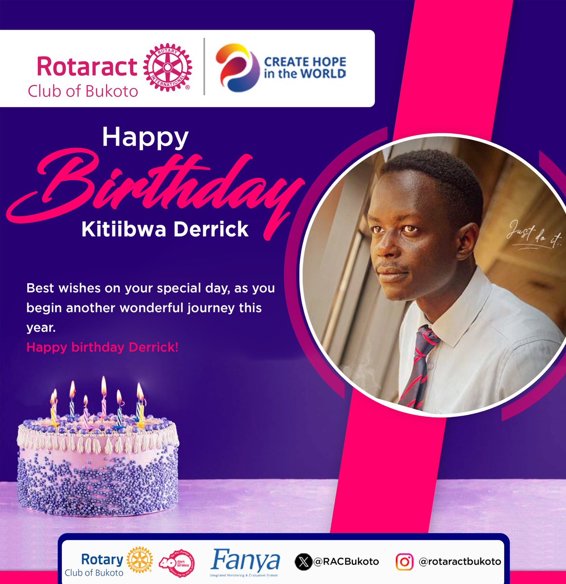 RACBukoto's tweet photo. Happy Birthday @KitiibwaDerrick ! Wishing you a day filled with love, laughter, and all your favorite things. May this new year of life bring you even more joy, success, and adventure. Cheers to another amazing year! π" @KihumuroLotson
#ClubPR_ @switzer_micheal https://t.co/lpCGUiiPLe