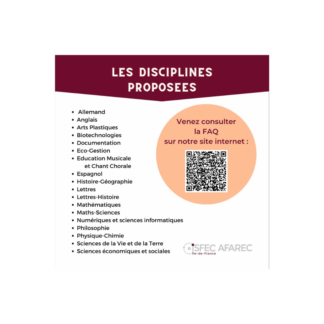 ISFEC_AFAREC's tweet image. Master MEEF 2nd degré | 2  dates de réunions d&apos;information en visio :  les 17 et 25 Juin 2024 à 18h 

Inscrivez vous via ce lien : urlz.fr/qRhJ 

#reunioninformation #ISFEC #MonMaster #enseignementcatholique #ICP #Sorbonne #professeur #college #lycee