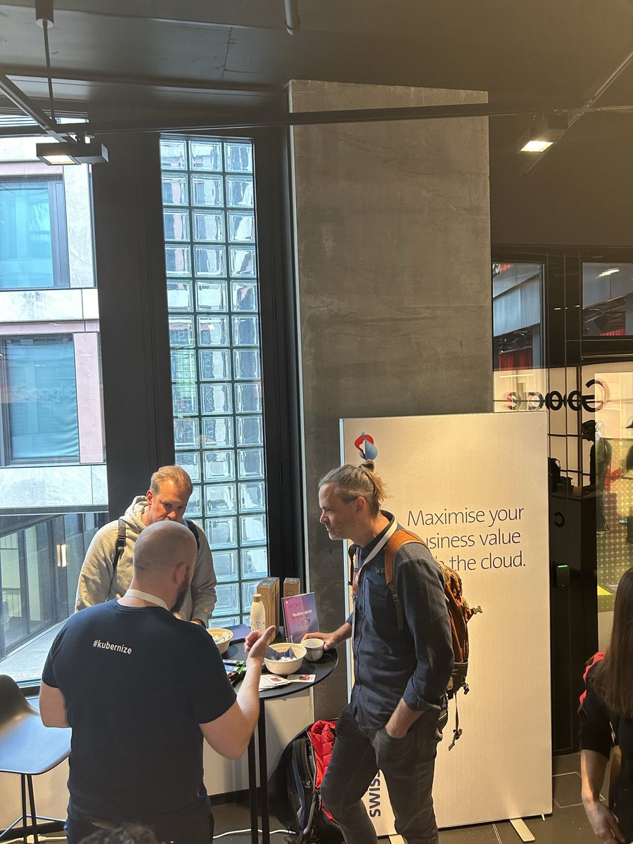 At the #Kubernetes Community Days in Zurich our engineer Fabio Berchtold is giving a short overview on the architecture of #Swisscom K8s-as-a-Service and how it provides LoadBalancers. Are you also there? We are looking forward to see you. 
 <a href="/KcdZurich/">Kubernetes Community Days Zürich</a> <a href="/quew/">Christian</a> <a href="/chriguschnyder/">Christoph Schnyder</a>