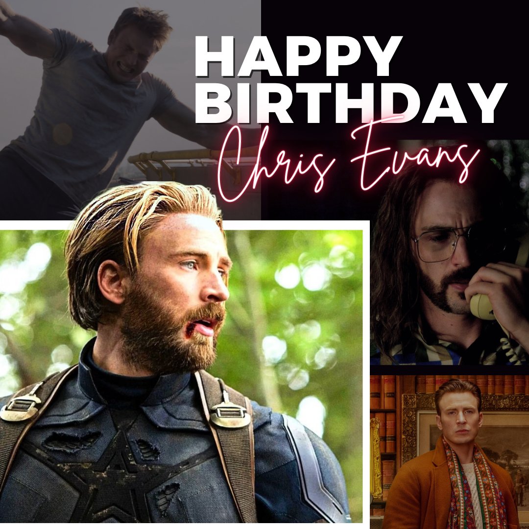 Happy Birthday to my captain, Chris Evans!😍