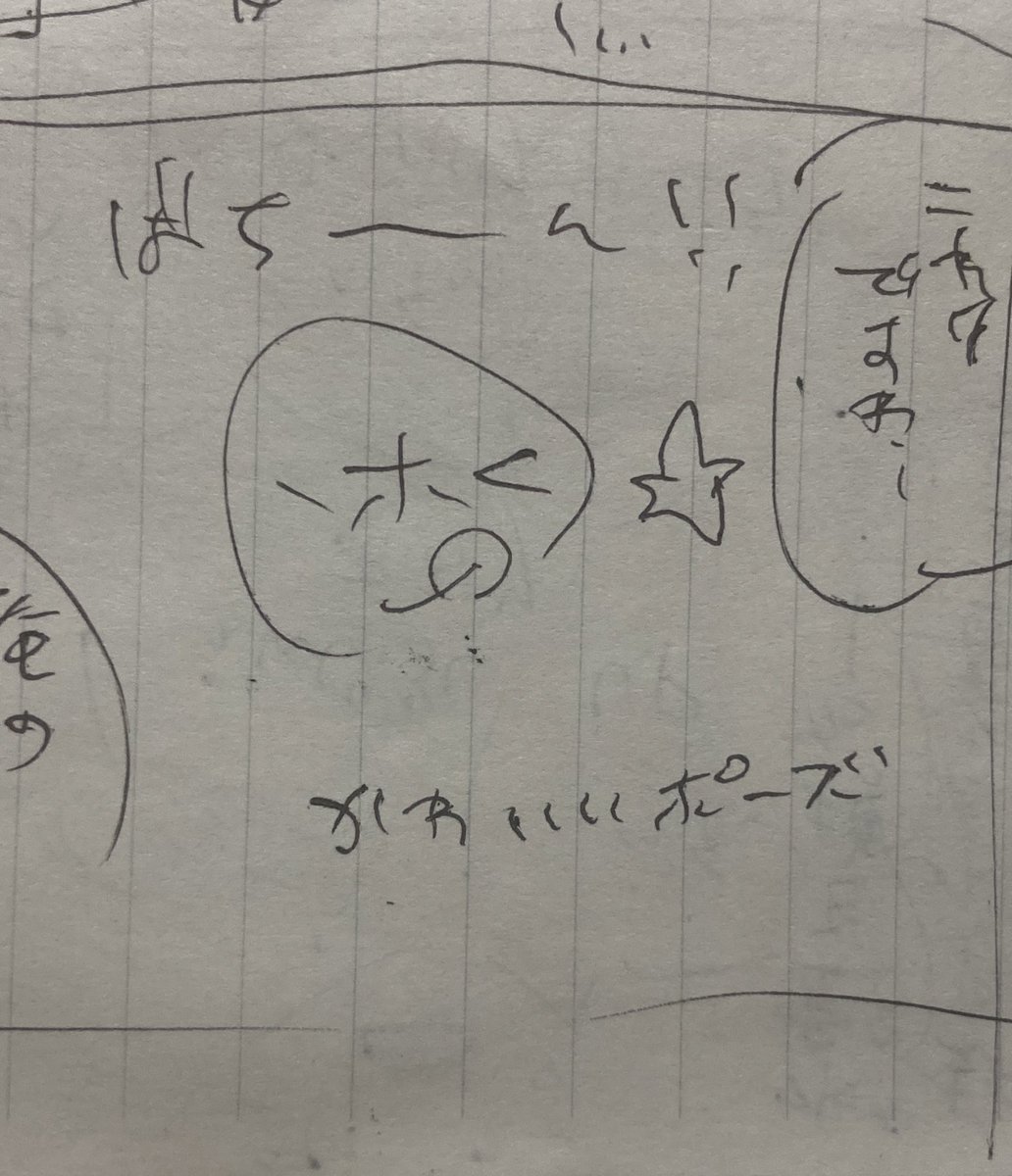 ネームに出現した簡単なほえん 