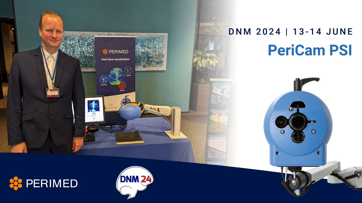 We are at #DNM24 with our #LSCI expert Jimmy Bakker and #PeriCamPSI. Drop by! Check out how our instrument delivers high-resolution images in real-time, visualizing the details that underly diagnosis and discovery.