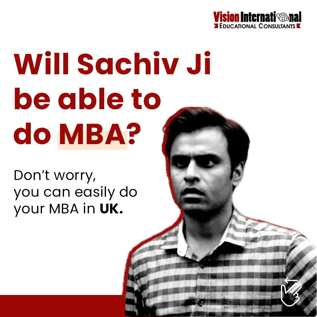 vieckarnal's tweet photo. Are you planning to pursue MBA from UK? Unlock your potential for success with Vision International Educational Consultants.
* High Placement Rate
* Scholarship Available
* Global Recognition
* Career Acceleration
Call: 9143540000
#MBAinUK #StudyinUK2024 #StudyVisaConsultants https://t.co/wKuaew86Zo
