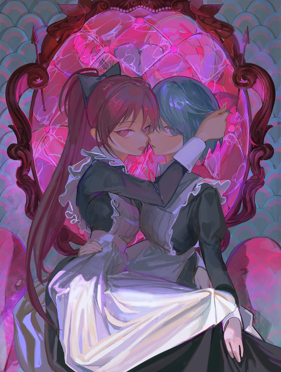 Ugi_114's tweet image. さやか 杏子
 #魔法少女まどかマギカ