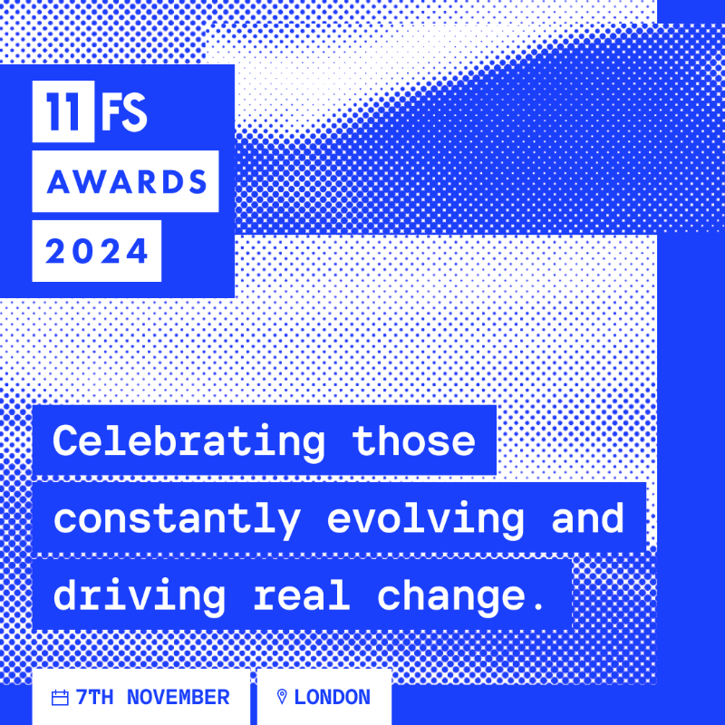 11FS's tweet photo. 📣 BIG NEWS 📣

The 11:FS Awards are back for 2024! 

Once again we're bringing together financial services' best and brightest to celebrate the products, brands, and people that have made waves across the industry this past year.

#11FSAwards