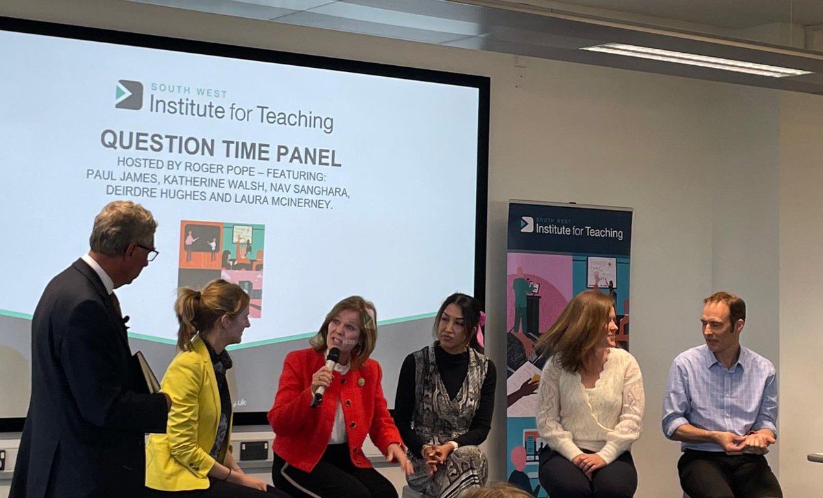 #SWIFTConf24 Question Time had us all transfixed and ended the morning session on an utterly uplifting positive note. 
✅Priorities for new Education Secretary?
✅What would creativity in the curriculum look like?
✅A future for written exams?
Thank you to our panellists.