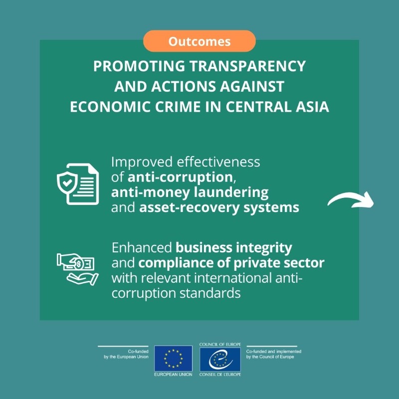 coe's tweet photo. A four-year partnership for progress, the #CoE and the #EU joined forces to improve the lives of citizens.  

The Central Asia #RuleOfLaw programme has been pivotal in combating #Corruption and #EconomicCrimes, including money laundering and terrorist financing.

#HumanRights