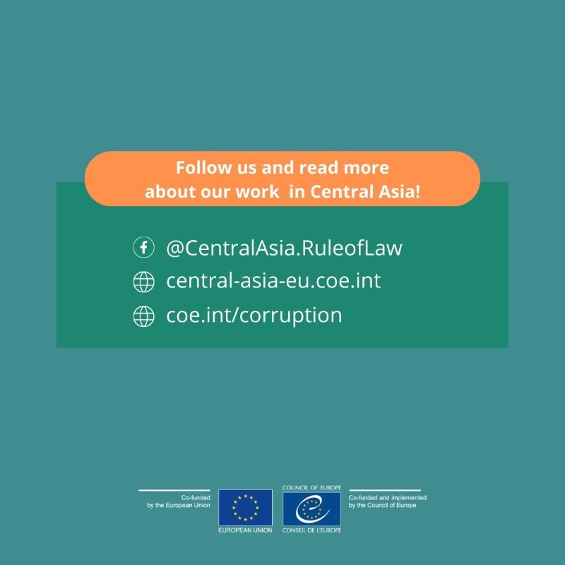 coe's tweet photo. A four-year partnership for progress, the #CoE and the #EU joined forces to improve the lives of citizens.  

The Central Asia #RuleOfLaw programme has been pivotal in combating #Corruption and #EconomicCrimes, including money laundering and terrorist financing.

#HumanRights