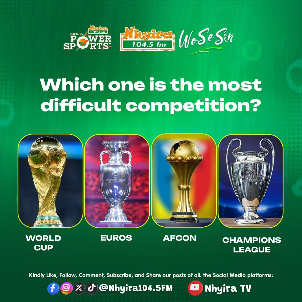 Difficult to win is? 🤔🤔

#NhyiraSports