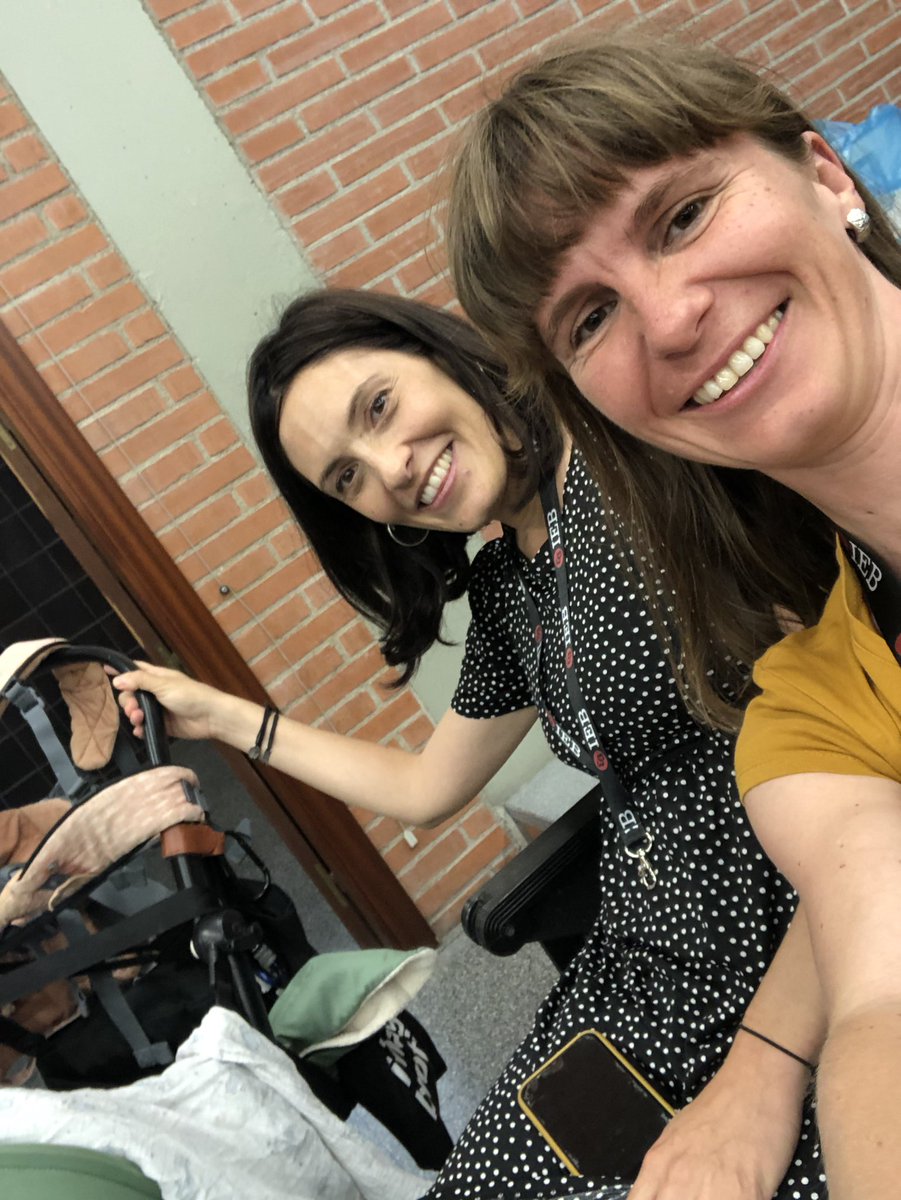 Here I am, in beautiful Barcelona, at the 3rd Workshop on Public Policies at <a href="/ubeconomics/">UB School of Economics</a> And I ran into the superwoman @ElisabettAurino who apart from running an ERC grant is also a fresh mom! Photo of 2 researchers and one baby - potentially a future researcher too 😃👏🏼🤓🥳👩🏼‍🏫