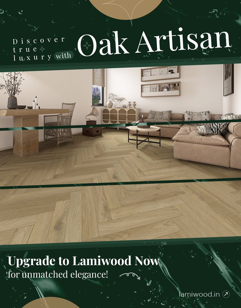 LAMIWOOD1's tweet photo. ntroducing our Oak Artisan #HybridLaminateFlooring features a high-density fiberboard core infused with cutting-edge technology for ultimate water resistance and longevity. Say goodbye to scratches and stains with our scratch-proof surface! https://t.co/y49HWDxtlW