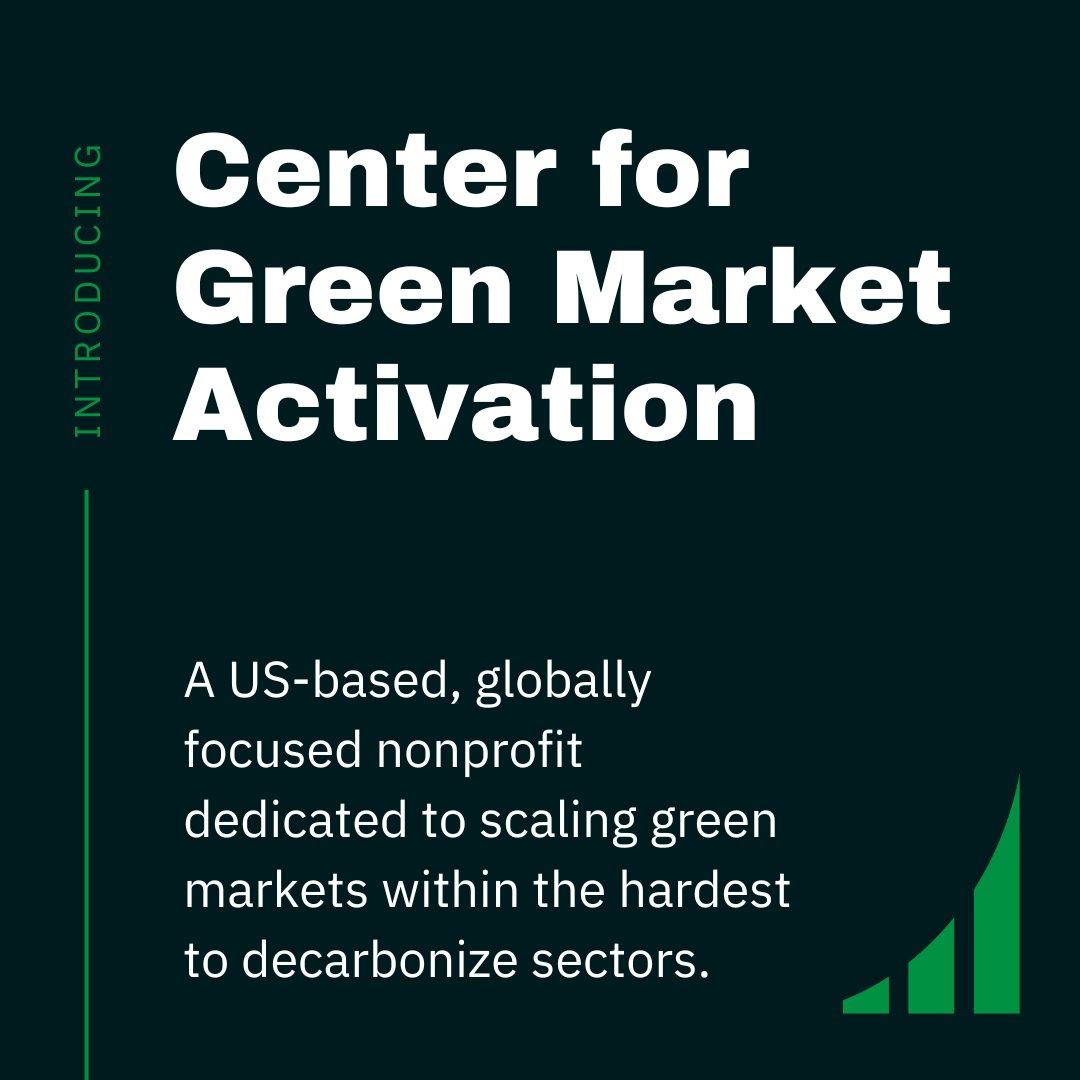 Center for Green Market Activation tweet media