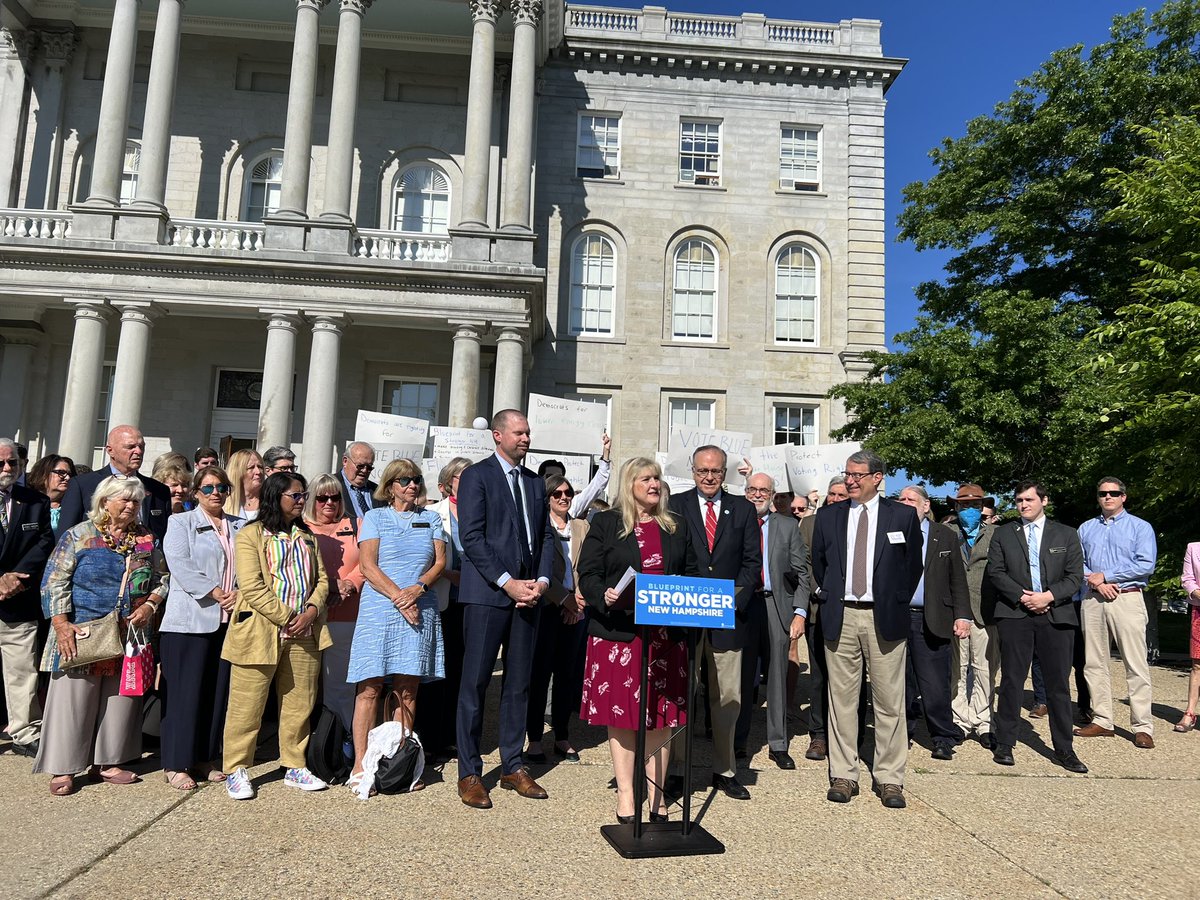 State Sen. Democratic Leader <a href="/DonnaSoucy/">Donna Soucy</a> is detailing Democrats’ work to lower costs for families and protect reproductive care while NH Republicans are focused on an extreme agenda.

Make no mistake, Trump’s GOP is a danger to our state — and Granite Staters know it. #NHPolitics