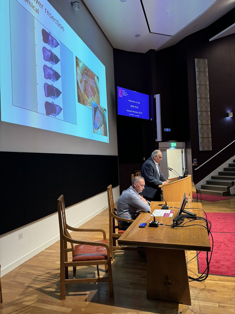 BSIR_News's tweet photo. Final talks Metastatic Liver and Lung Disease
- Advanced Surgical Techniques @DerekManas
- Venous Deprivation @interadiologist
- Increasing Role for Ablation in Metastatic Liver Disease - Dr Govindarajan Narayanan
- Lung Mets: What role is for Ablation? - Dr Mark Anderson
#IOUK https://t.co/G9AgUf2mjz