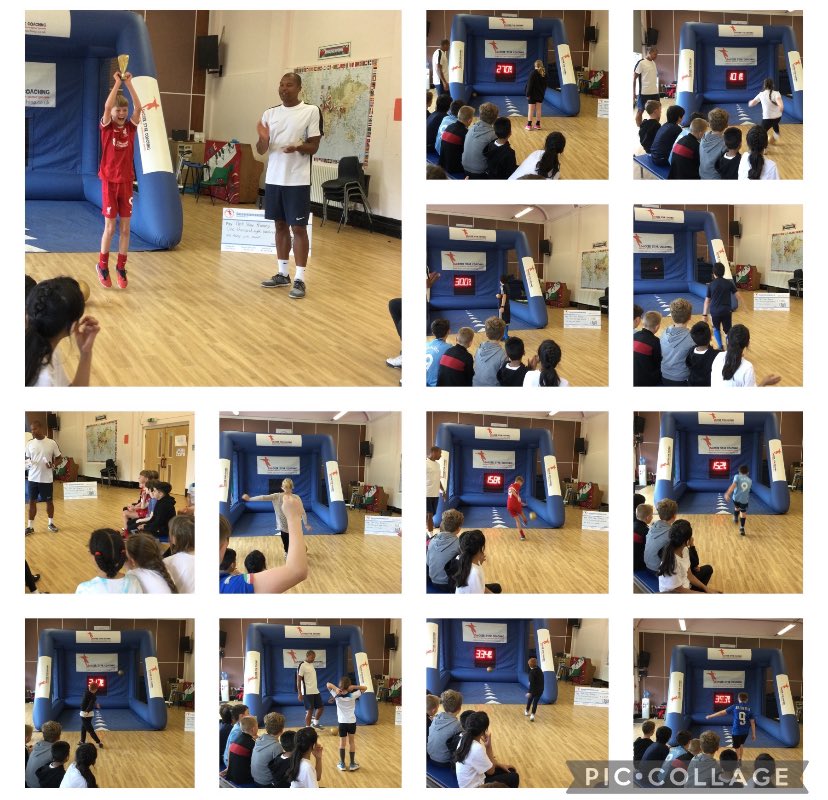 ParkViewPV's tweet photo. Children in 4K enjoyed their time on the football speed check challenge! Sam won the overall score, and Harry had the fastest individual score. Well done to all! Mrs Hamblett and Miss Knowles even had a go too⚽️ 😂 #PVPE https://t.co/2W52c0X5AY