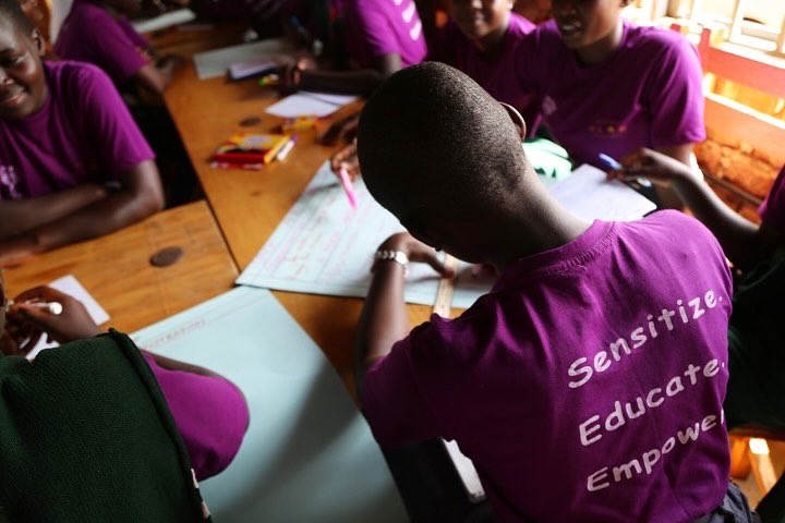 SEETGF's tweet photo. Normalize the conversation about menstrual health and sexual reproductive health in order to give an opportunity for girls to make the right choices regarding their health therefore avoiding choices that lead to early pregnancies. #glowclub #stgf #globalglow #selfadvocacy https://t.co/rscu4heE9g