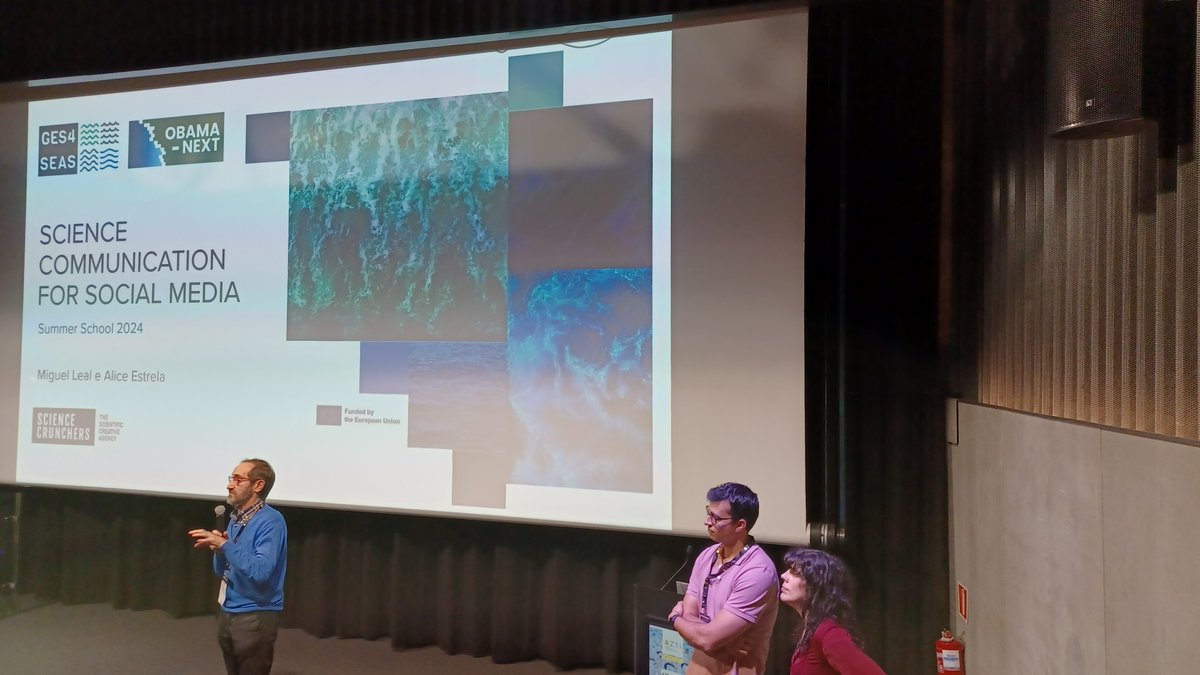urdaibailover's tweet photo. Lots of fun and learning on the second day of #SummerSchool2024 at the @aquariumss dedicated to #SciComm 📣🐟👩‍🔬“From Science to the World”. Big thanks to @KathKopke @AliceEstre21190 @miguelcleal for the masterclasses https://t.co/KSrUet9rdH
