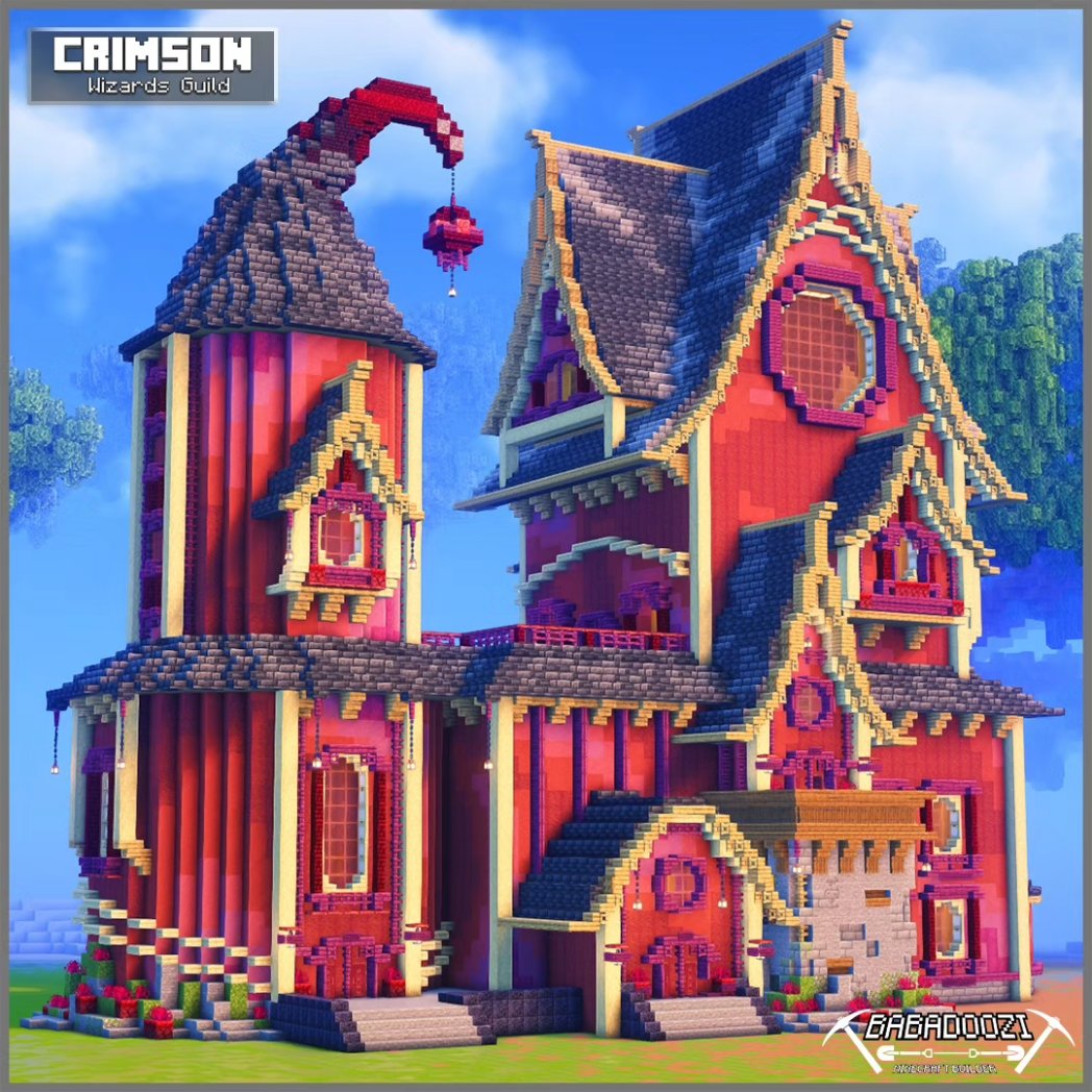 Babadoozi's tweet image. I built a fantasy wizards guild!

Let me know what you think! This was a lot of fun! Definitely need to practice more with the wizard hat!

#minecraft #minecraftbuilds #minecraftfantasy