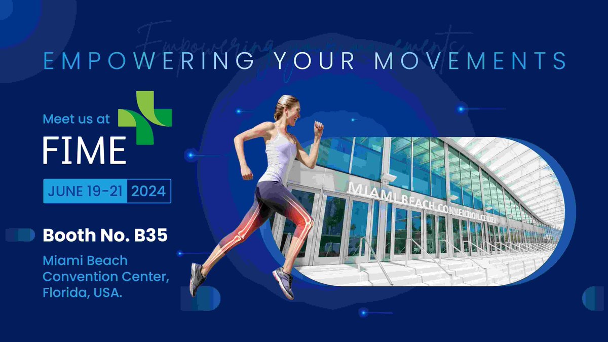 OrthopedicIndi1's tweet photo. This year, FIME 2024 aims to showcase more than 1300 new and refurbished medical devices, giving businesses opportunities to show their innovative technological talent to the entire world. 
Book Appointment: https://t.co/S780kWOJnr
Visit us at Booth No. B35, FIME 2024 https://t.co/oyt2KLMRNU