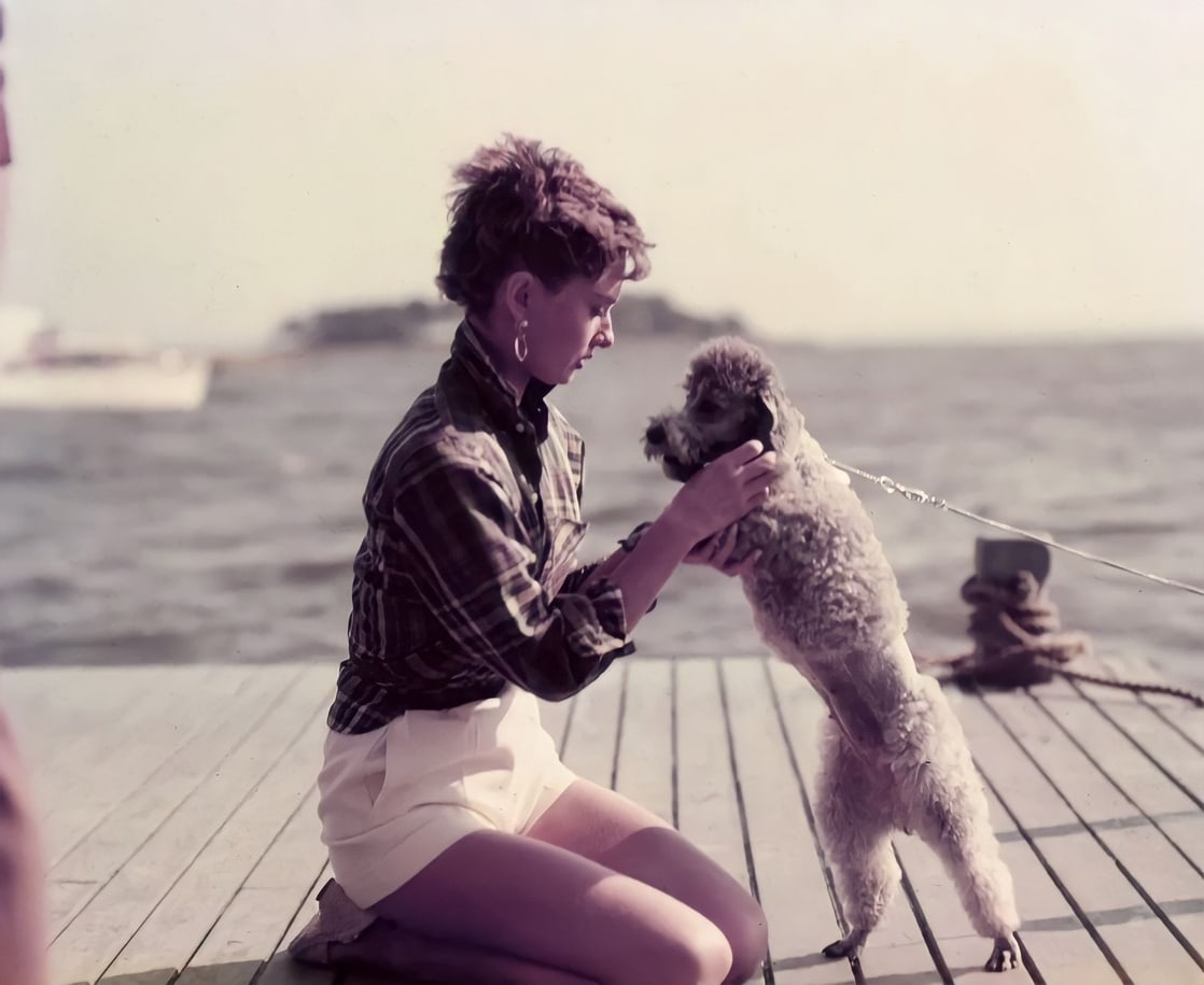 SoAudreyHepburn's tweet photo. Audrey Hepburn photographed by Dennis Stock during the filming of Sabrina, Long Island, New York, 1953 https://t.co/1WMawKp27E