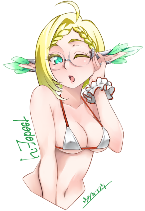 エル=フェネェル(EL=Feneel)  エルが「神域へ導く者(聖者)」という意味を持つ敬称みたいなもの。 フェネェルは「花の薫りで導く者(エルフ)」という意味。
#DirXaARlia  #OC 