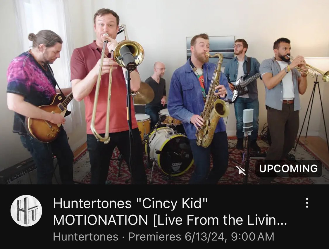 NEW VIDEO 🚨 Huntertones "Cincy Kid" MOTIONATION [Live From the Living Room] youtu.be/wfrckIGc6ew?si… via <a href="/YouTube/">YouTube</a> #motionation