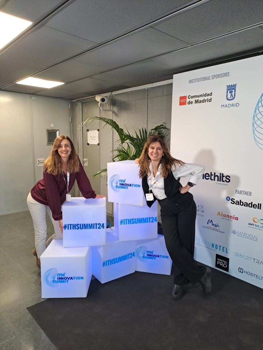 Ayer, nuestra directora Andrea Martínez Rojas-Marcos asistió al Instituto Tecnológico Hotelero en Madrid, un evento clave para la innovación en el sector hotelero. Inspiración, tecnología y nuevas ideas ¿Listo para la innovación? ¡Nosotros sí!

#ITHInnovationSummit
#Innovación