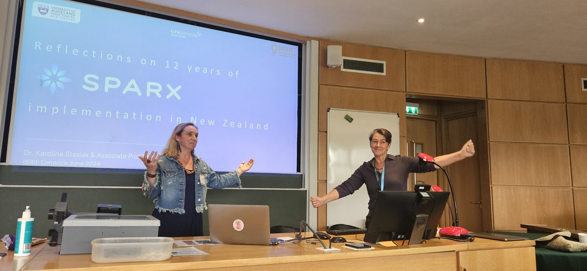 Still reflecting on the amazing <a href="/TheISRII/">ISRII</a> conference Great to have the UK and NZ SPARX team together to present the 'Around the world with SPARX: Lessons in digital therapy for adolescents' symposium #isrii12 <a href="/CBabbage_/">Camilla Babbage</a> <a href="/StasiakSylman/">Karolina Stasiak 👩🏻‍💻</a> <a href="/MadameOrrocks/">Terry Fleming</a> <a href="/MindTech_Doc/">Prof Chris Hollis</a> @MathijsLucassen