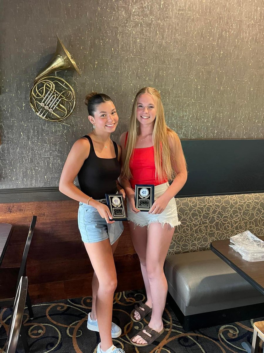 MadisonDuhon9's tweet photo. Last High school banquet ever.
First Team All Conference.
2nd All State  (OF)
Most Valuable Player.
Season Stats:
BA .512
OBP .579
HR 7
SB 14
Runs 37
Hits 42 https://t.co/pOETuGlVY4