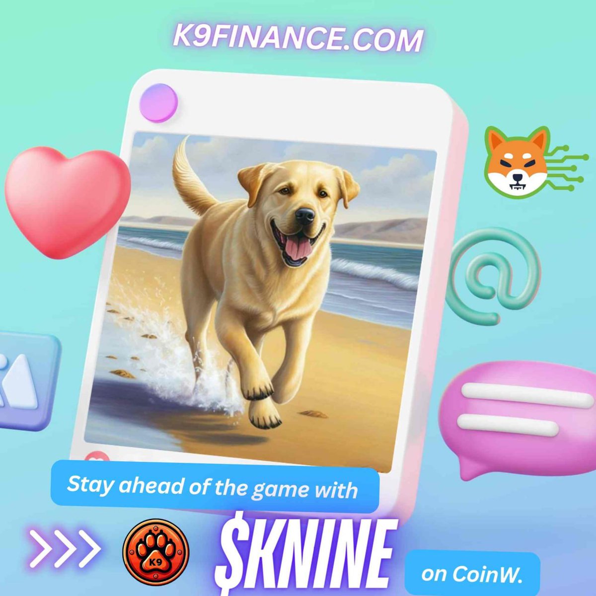 DaryaMoridi's tweet photo. @PancakeSwap @Zyfi_org @Galxe Transparent trading! @DEXToolsApp now tracks $KNINE circulating supply in real-time. Essential for accurate #DeFi information.

$SHIB #K9Finance 

🏮@K9finance 🏮

#BITCOIN #SHIB  #shibarium 
#k9 #EliteMarketingArmy https://t.co/Wn0utosR7v