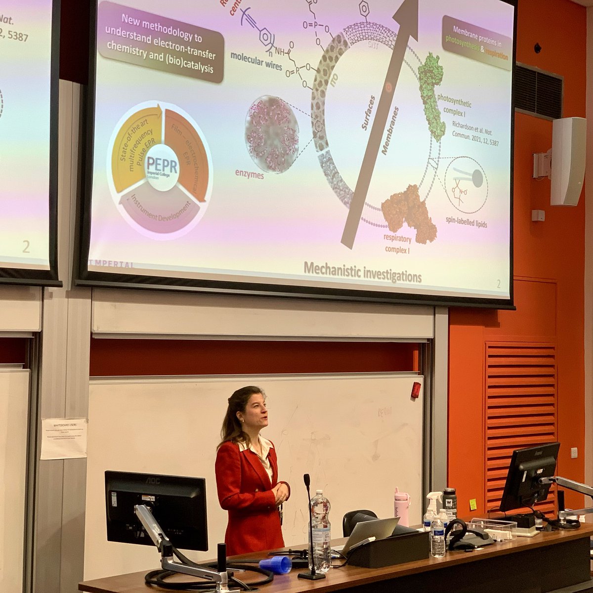 Michael Plevin (@mjplevin) on Twitter photo Our final speaker in the series was Maxie Roessler <a href="/RoesslerGroup/">Roessler Research Group</a> from <a href="/imperialcollege/">Imperial College London</a> who presented some very elegant #epr studies of electron transfer in respiratory complexes
<a href="/YSBL_York/">YSBL</a> <a href="/JNB_lab/">Jamie Blaza</a> <a href="/ChemBiolYork/">Chemical Biology Group @ UoY</a> <a href="/BiologyatYork/">Biology at York</a> <a href="/ChemistryatYork/">Chemistry at York</a> <a href="/BiochemSoc/">Biochemical Society</a> <a href="/RoySocChem/">Royal Society of Chemistry</a> Our final speaker in the series was Maxie Roessler <a href="/RoesslerGroup/">Roessler Research Group</a> from <a href="/imperialcollege/">Imperial College London</a> who presented some very elegant #epr studies of electron transfer in respiratory complexes
<a href="/YSBL_York/">YSBL</a> <a href="/JNB_lab/">Jamie Blaza</a> <a href="/ChemBiolYork/">Chemical Biology Group @ UoY</a> <a href="/BiologyatYork/">Biology at York</a> <a href="/ChemistryatYork/">Chemistry at York</a> <a href="/BiochemSoc/">Biochemical Society</a> <a href="/RoySocChem/">Royal Society of Chemistry</a>