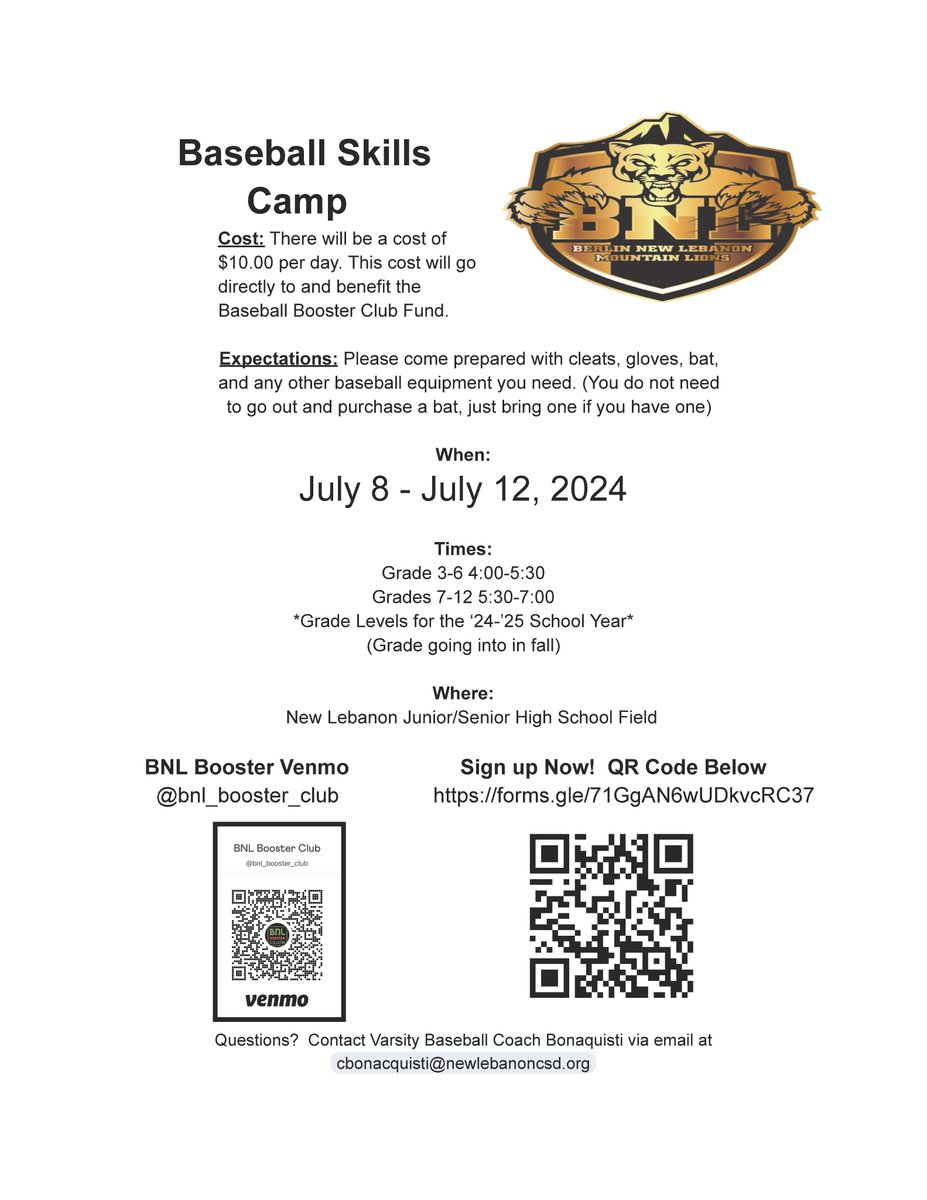 BNL Athletics tweet media