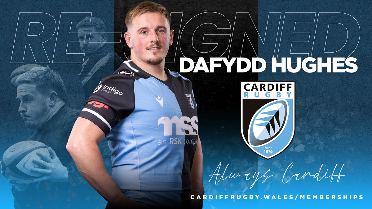 Cardiff_Rugby's tweet photo. 2⃣ Daf Hughes stays!

Cardiff Rugby can confirm that Daf Hughes has signed a new contract to remain at the Arms Park.

🔗https://t.co/aItPcIRmv3