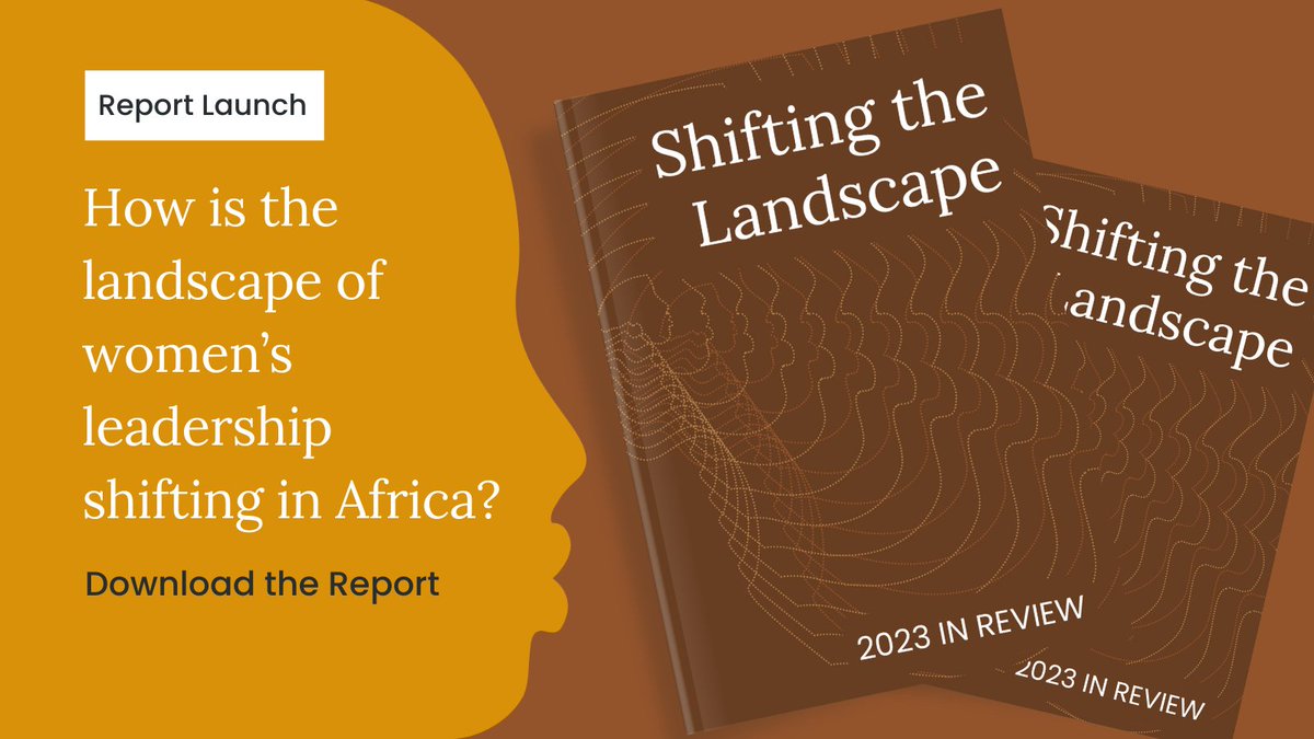 EJSCenter's tweet photo. We are delighted to launch our latest report ‘Shifting the Landscape: 2023 in review’ which looks at the past year through the lens of women’s #leadership in #Africa. 

The report delves into how African women are claiming their rightful places in the legislatures, executives, and judiciaries, and what it takes to navigate the enormous challenges that still stand in their way.   

Uncover the stories and the data that reflect a shifting landscape in Africa: https://t.co/WHciYSbvDq #ShiftingTheLandscape