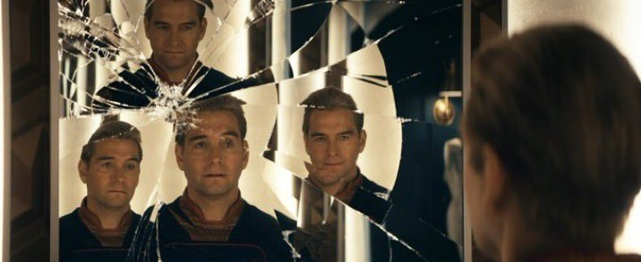 alfiewmrr's tweet image. Antony Starr when it’s time to do a mirror scene
#theboys
