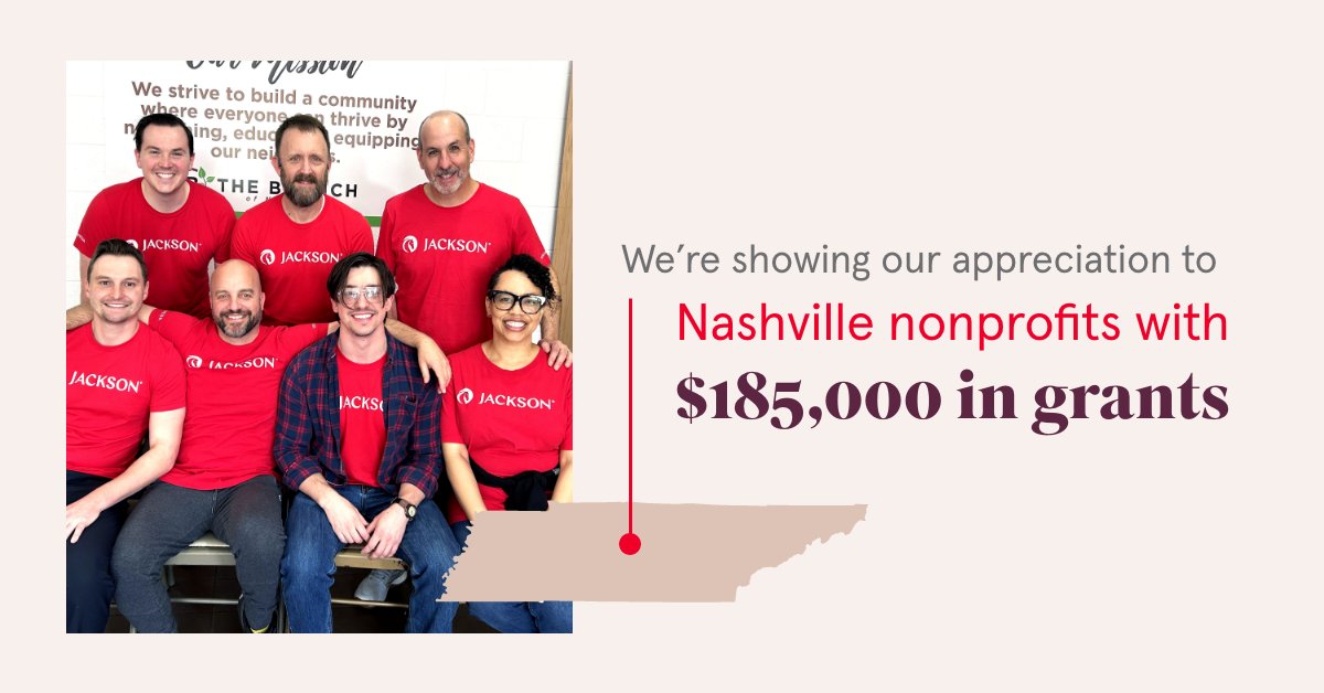 JacksonNational's tweet photo. These nonprofits help many in the Nashville area. Thank you: @seducationalc, @NeedLink1912, @TheStoreNash, @pencil4schools, @waterwalkerstn, @youthvillages. #JacksonInAction
https://t.co/hLIoeKGQ18 https://t.co/zIR0l1DeRc