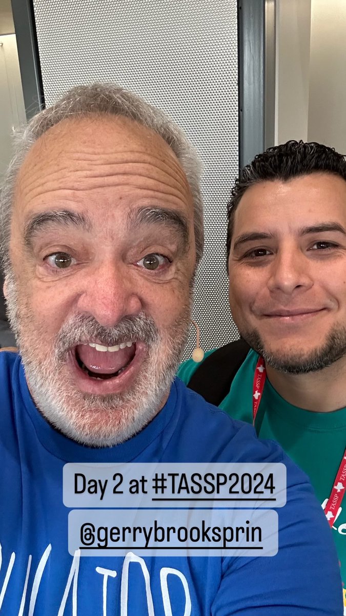 SalvadorPeralta's tweet image. Day 2 at #TASSP2024 @gerrybrooksprin