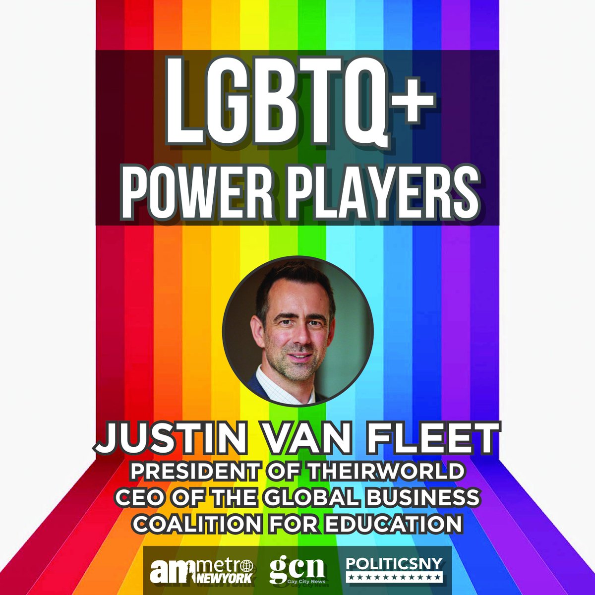 Justin W. van Fleet (@justinvanfleet) on Twitter photo I'm delighted to be named an LGBTQ+ Power Player by <a href="/PoliticsNYnews/">PoliticsNY</a>, <a href="/amNewYork/">amNewYork™</a> Metro & Gay City News! 🏳️🌈 It's a huge honor to be listed alongside so many powerful LGBTQ+ leaders who are committed to making the world a more inclusive place: ow.ly/aaaL50Shcmy. I'm delighted to be named an LGBTQ+ Power Player by <a href="/PoliticsNYnews/">PoliticsNY</a>, <a href="/amNewYork/">amNewYork™</a> Metro & Gay City News! 🏳️🌈 It's a huge honor to be listed alongside so many powerful LGBTQ+ leaders who are committed to making the world a more inclusive place: ow.ly/aaaL50Shcmy.