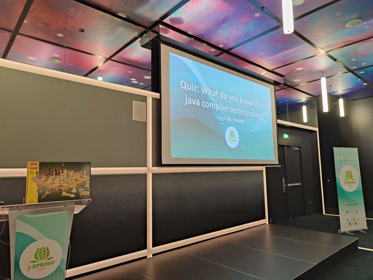 Getting ready for my quiz about the Hotspot compiler. And you can win a Lego chess set