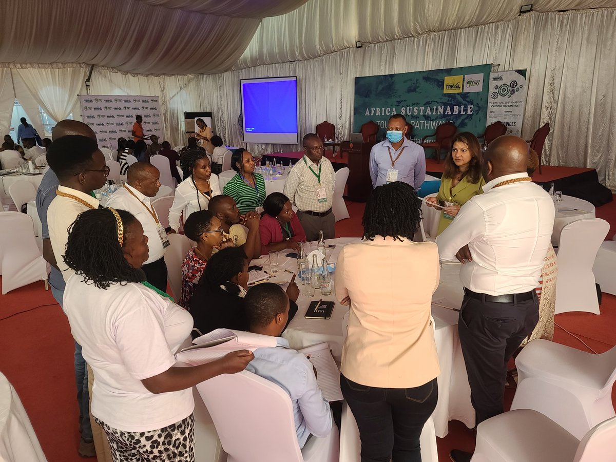 STTAKenya's tweet photo. HAPPENING NOW: Masterclass by #Weeva, a leading Business Sustainability Management Platform. The masterclass is meant to equip participants with an understanding of their sustainability impact, measuring frameworks &amp; data monitoring &amp; collection. #STAfricasummit #stas2024 https://t.co/U8Ussuv8XR