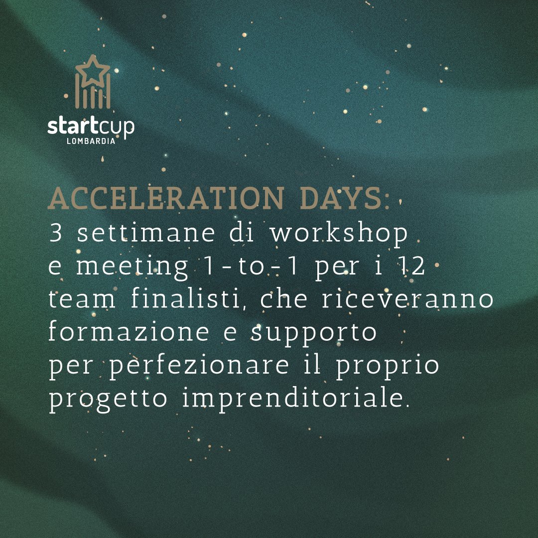 Uni_Insubria's tweet image. #StartcupLombardia ti permette di accedere agli #AccelerationDays, 3 settimane di formazione e supporto per perfezionare il tuo progetto imprenditoriale.
➡️ Hai tempo fino al l’01.08 su startcuplombardia.it
@RegLombardia
