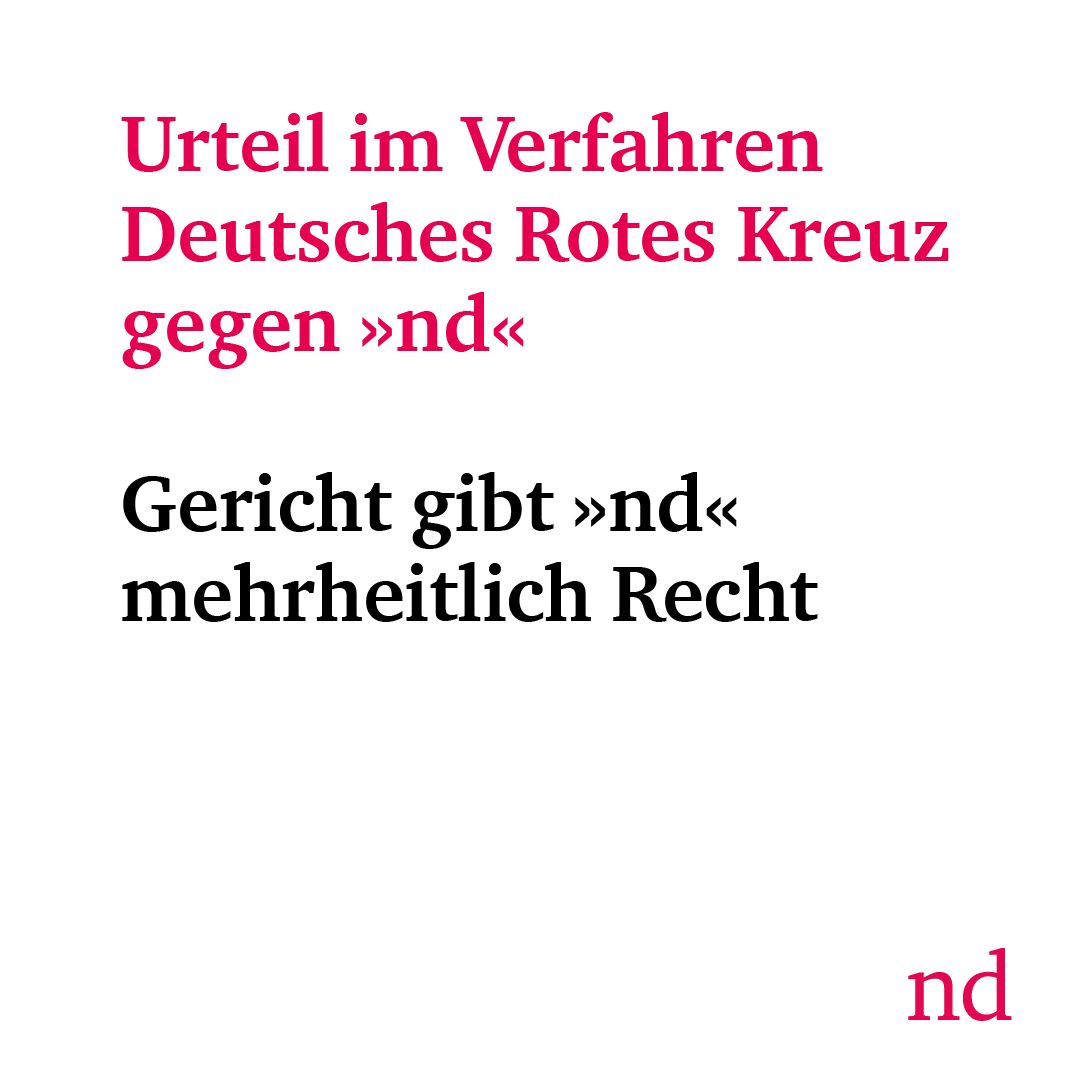 Nach unserer Berichterstattung über unhaltbare Zustände im Ankunftszentrum für Geflüchtete in #Tegel sandte das Deutsche Rote Kreuz Sozialwerk Berlin uns eine Unterlassungserklärung zu. Die Redaktionsleitung hat entschieden, die Sache vor Gericht zu erstreiten.