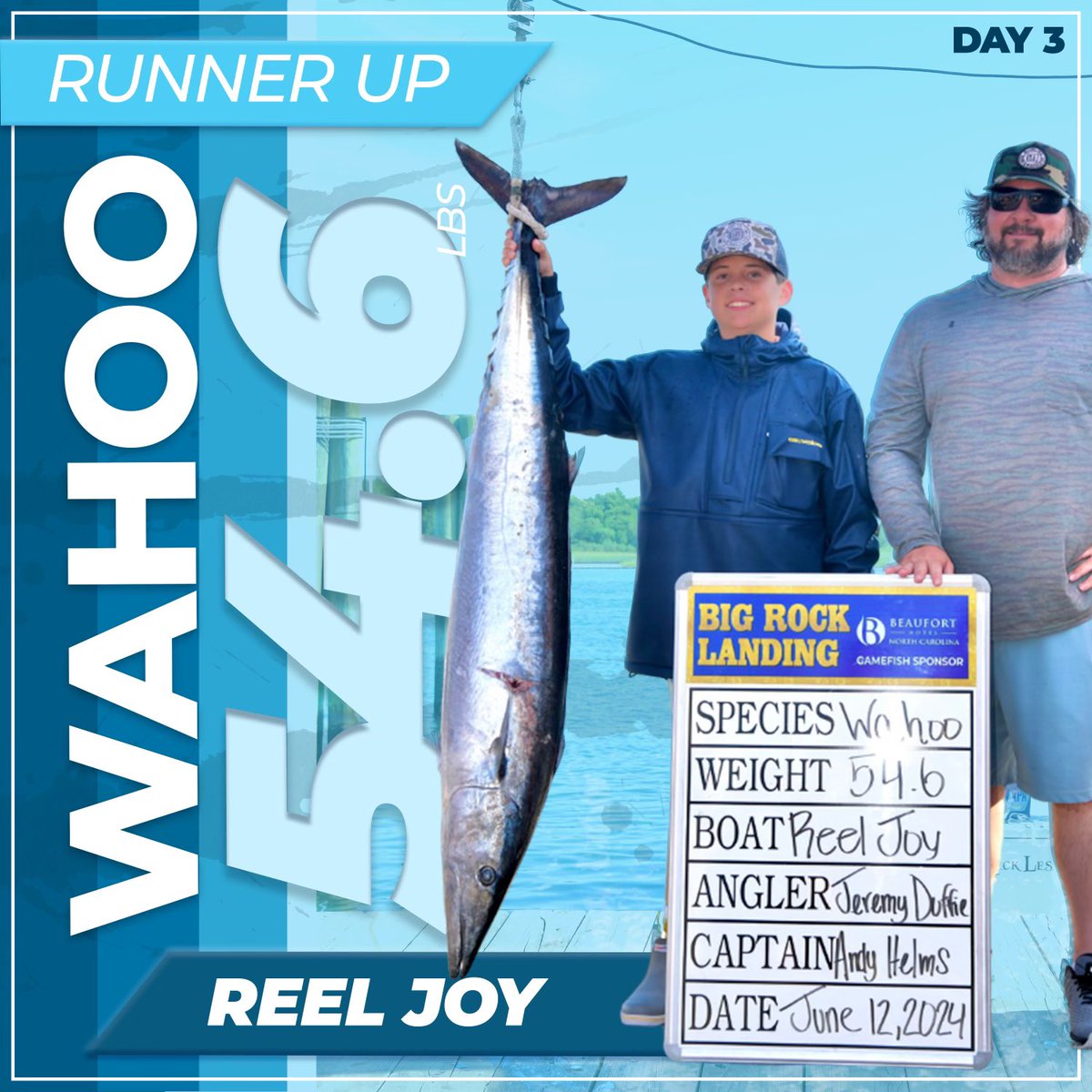 Look at these Wahoo 🤩🤩🤩 Caught yesterday by BOBOJO and REEL JOY
