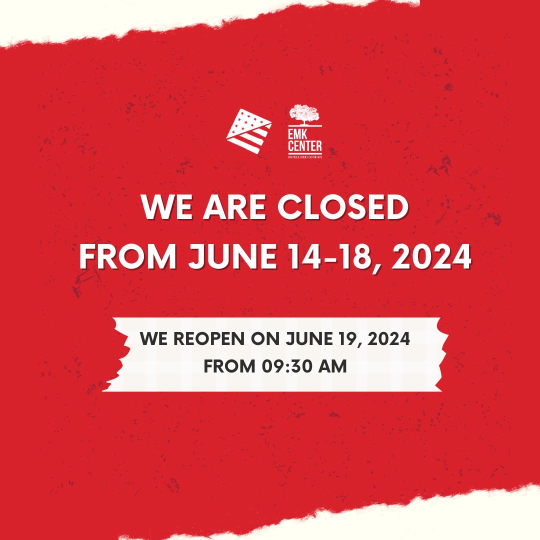 EMKCenter's tweet photo. See you all on June 19, 2024!
Address- Level 6, CES(A) 1/A, Road, 113 Gulshan Ave, Dhaka 1212
https://t.co/AQGNinGnPD
#emkcenter #americanspace #dhaka #gulshan #bangladesh #youth https://t.co/ahss32Anxr