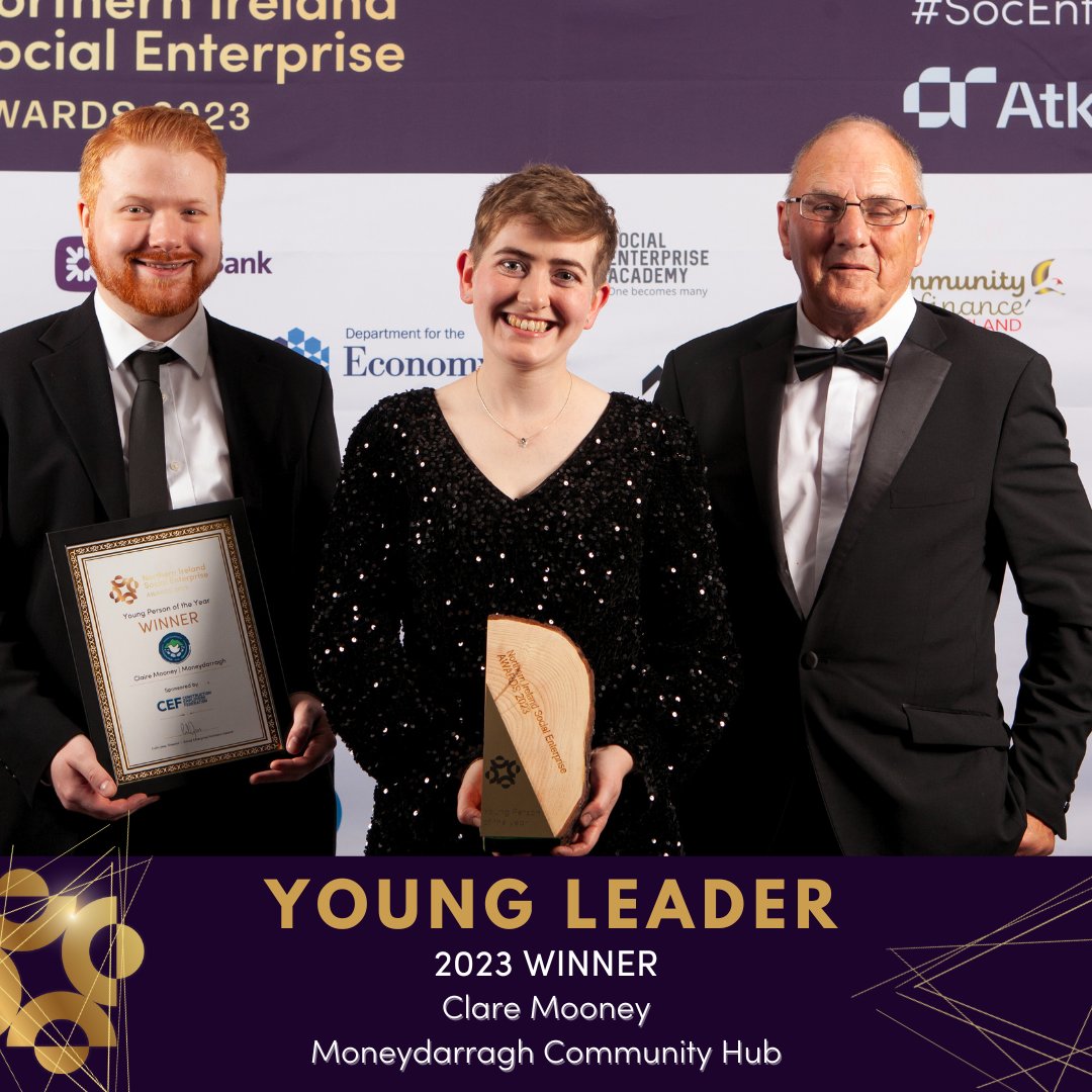 Social Enterprise NI (@socentni) on Twitter photo π Young Person π
Nominate an individual who demonstrates a strong dedication to the ethos of social enterprise as well as represent excellence in their work.
Last year we celebrated Claire Mooney and her organisation <a href="/MoneydarraghHub/">Moneydarragh Hub</a>.
For more info:
bit.ly/44LYgk π Young Person π
Nominate an individual who demonstrates a strong dedication to the ethos of social enterprise as well as represent excellence in their work.
Last year we celebrated Claire Mooney and her organisation <a href="/MoneydarraghHub/">Moneydarragh Hub</a>.
For more info:
bit.ly/44LYgk