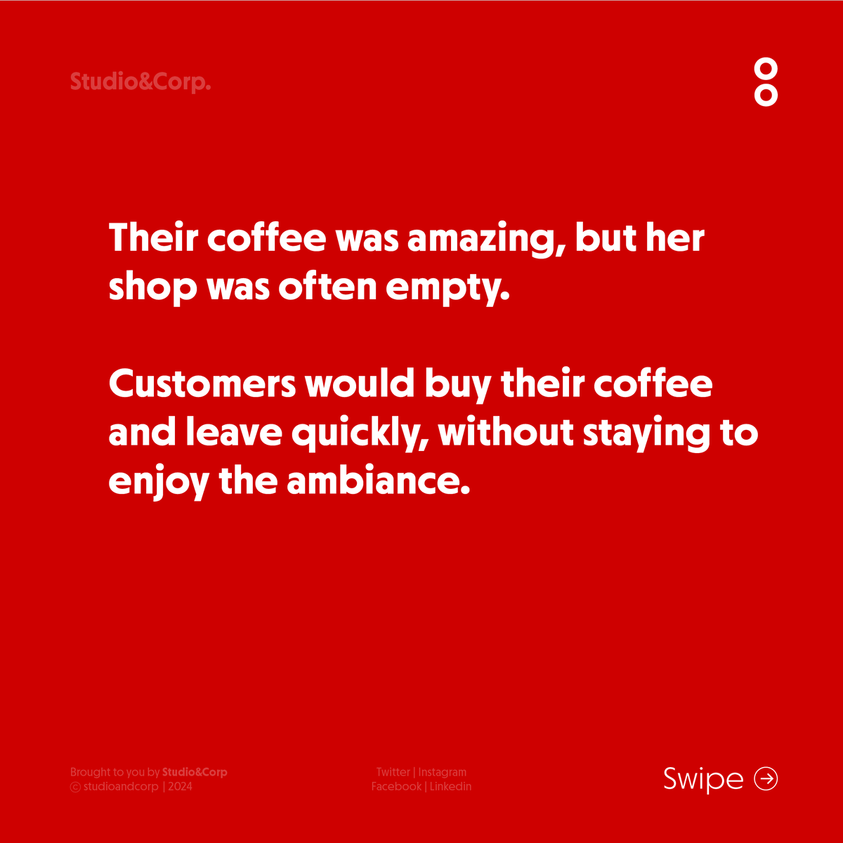 StudioAndCorp's tweet photo. We received a call from Elaine, a lovely lady we worked with on a project last year. 

Here's what happened, and what she said.

A Thread. 

1. https://t.co/0cOnxWX9Gd