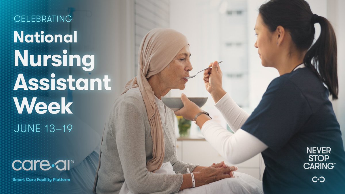 Join us in celebrating #NationalNursingAssistantWeek, honoring #caregivers' tireless efforts and commitment to compassionate care. We're proud to support #SmartCareTeams with our Smart Care Facility Platform to meet daily challenges.